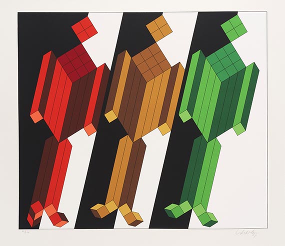 Victor Vasarely - Mappe Vasarely, Texte Otto Hahn - 