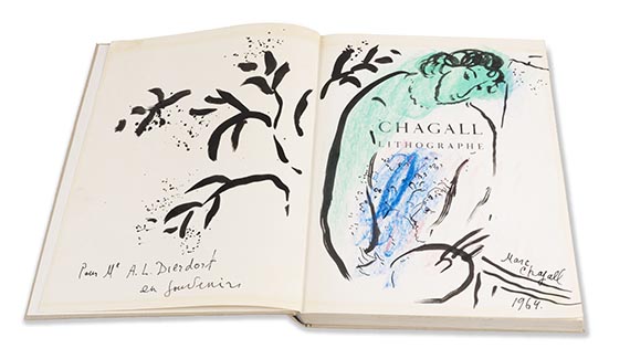 Marc Chagall - Chagall Lithographe. Mit Orig.-Zeichnung von Chagall