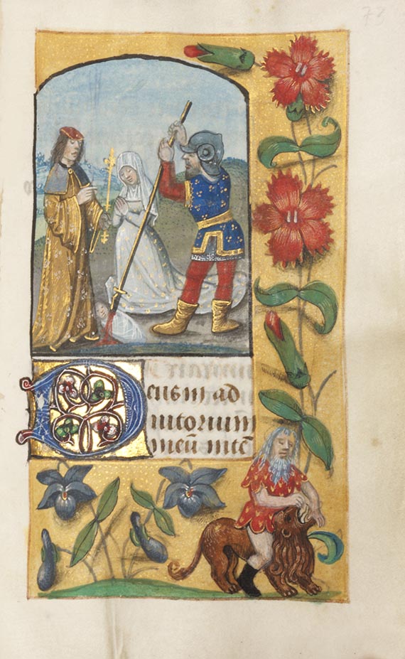  Manuskripte - Stundenbuch auf Pergament. Flandern 1480-1500 - 