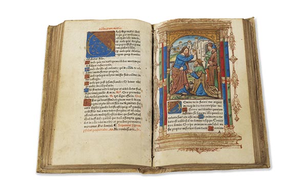  Horae B.M.V. - Gedrucktes Stundenbuch auf Pergament - 