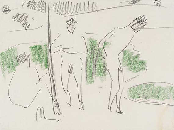 Ernst Ludwig Kirchner - Badende in Moritzburg