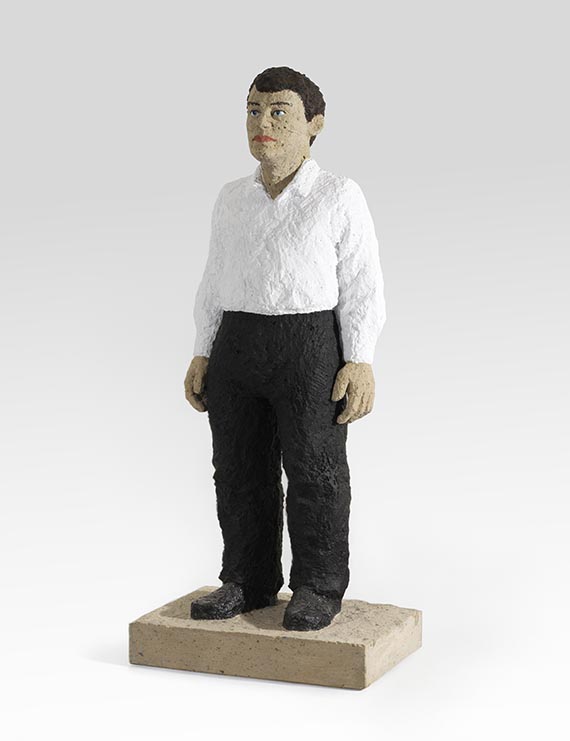Stephan Balkenhol - Mann mit weißem Hemd - 