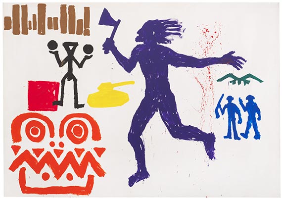 A. R. Penck (d.i. Ralf Winkler) - Männer II